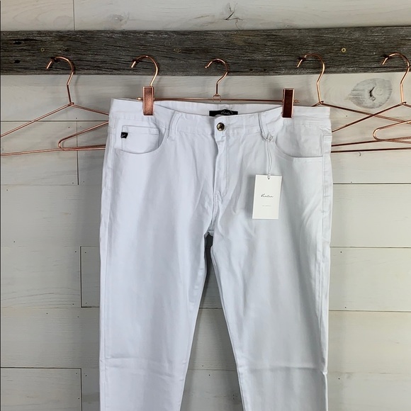 Curvy Fit, Cropped Raw Hem Ankle Side Zipper - Picture 6 of 8